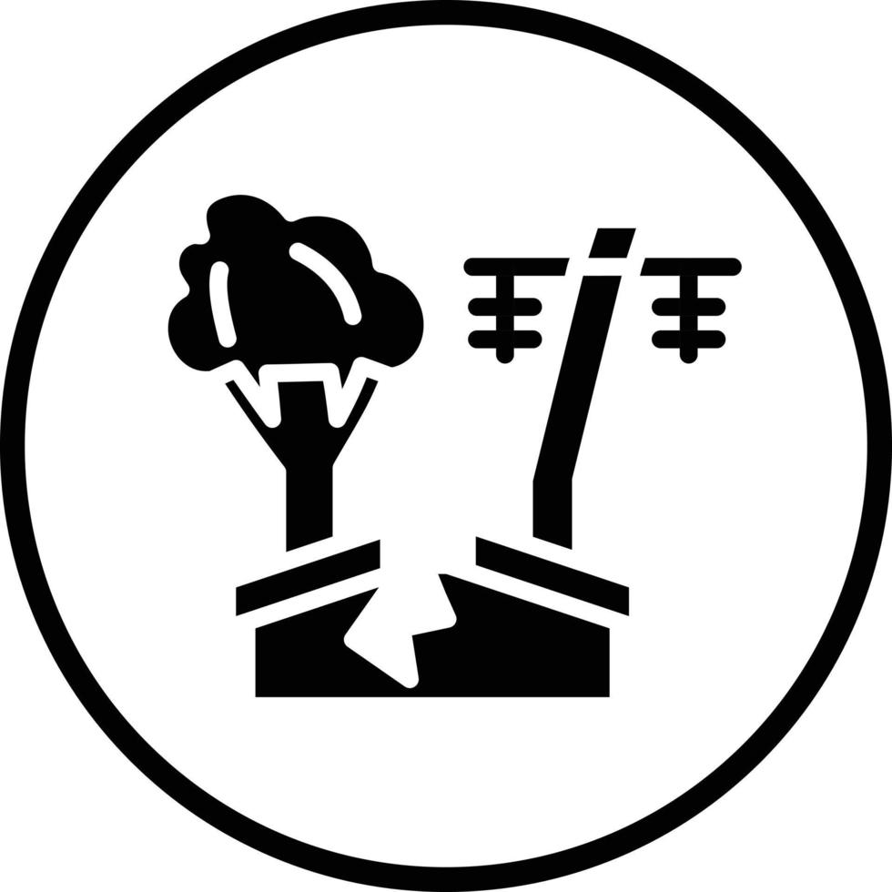 Natural Disaster Vector Icon Design