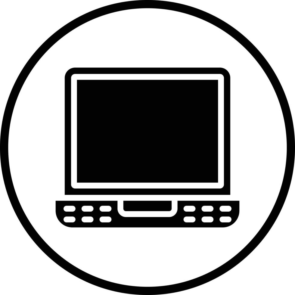 Laptop Vector Icon Design