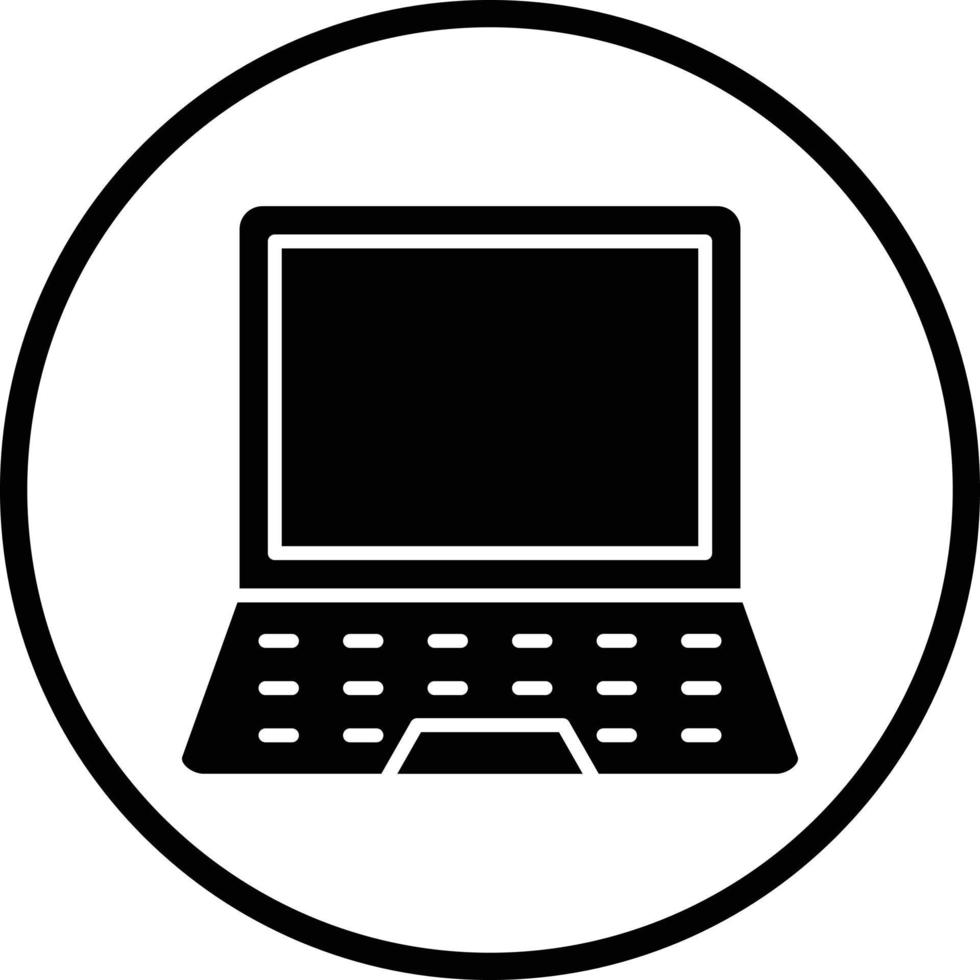 Laptop Vector Icon Design