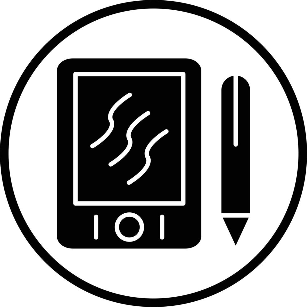 Graphic Tablet Vector Icon Design