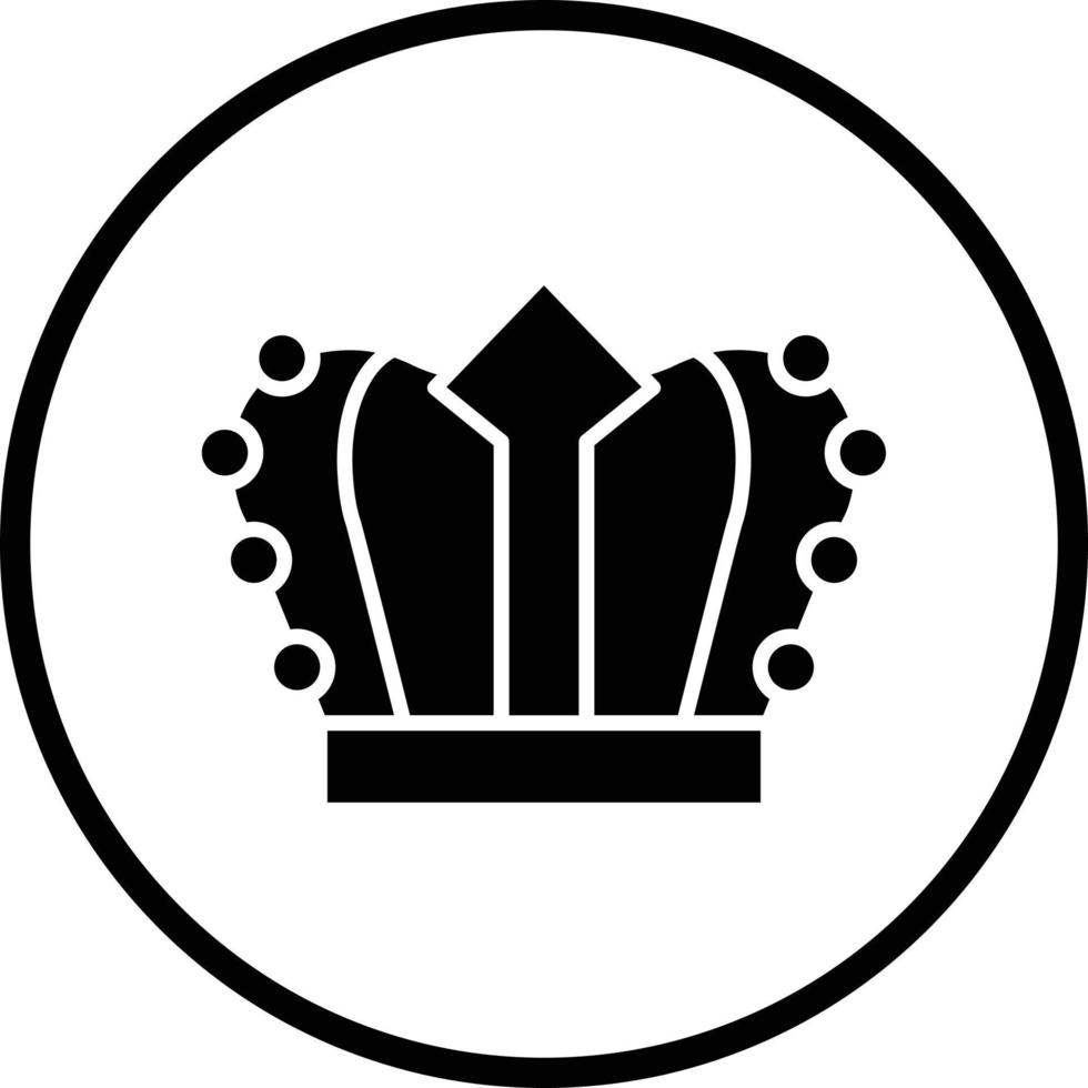 diseño de icono de vector de corona