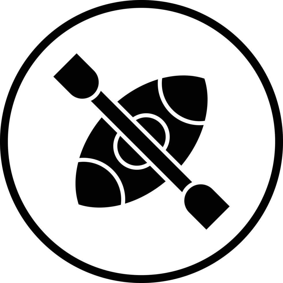 Kayak Vector Icon Design