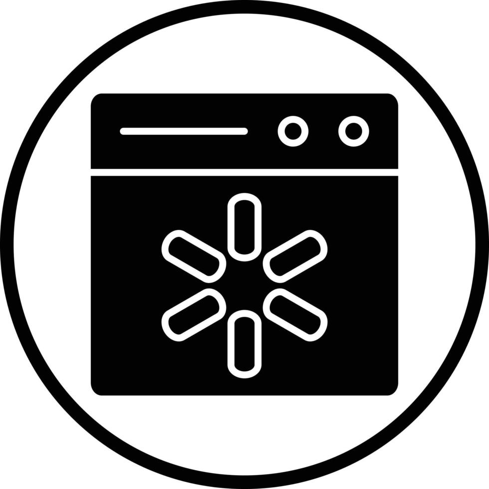 Web Loading Vector Icon Design
