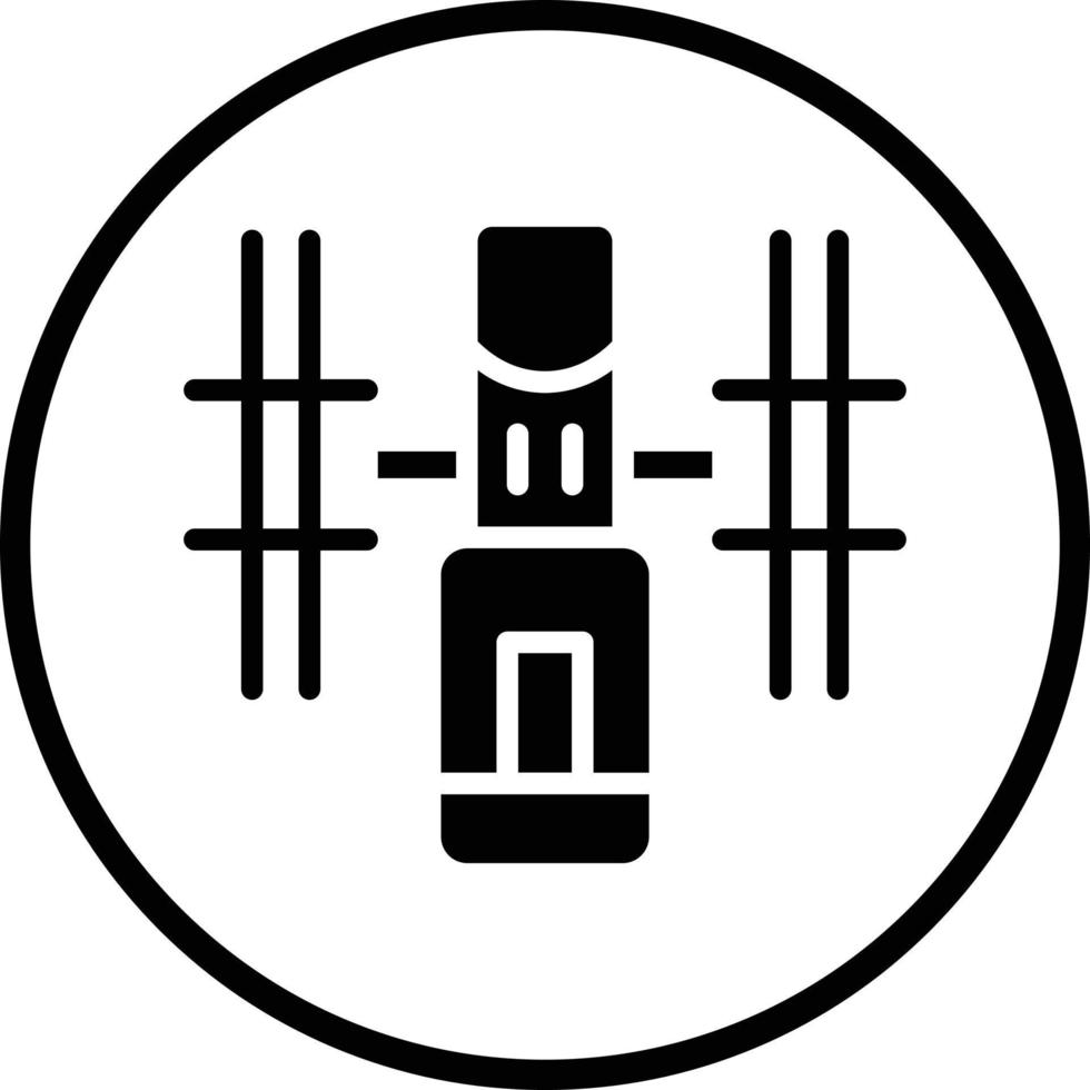 Hubble Telescope Vector Icon Design