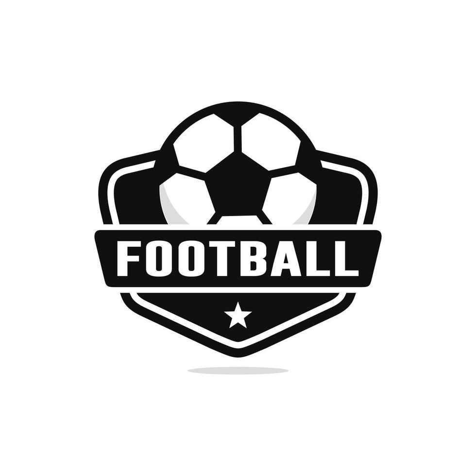Football soccer logo design vector