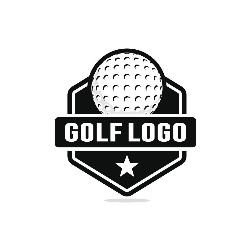 Golf logo design vector