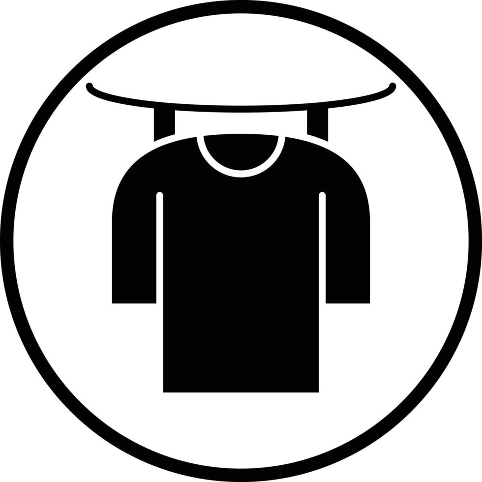 Drying Clothes Vector Icon Design