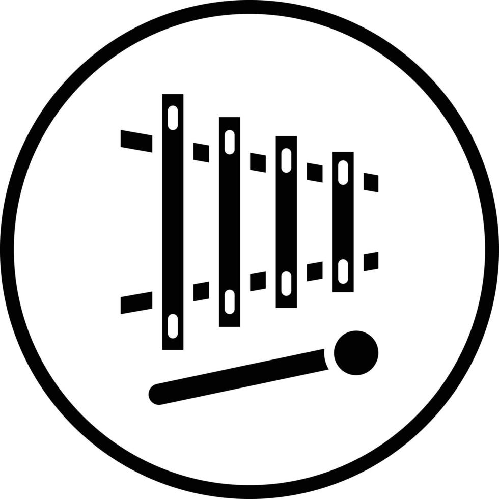 diseño de icono de vector de xilófono