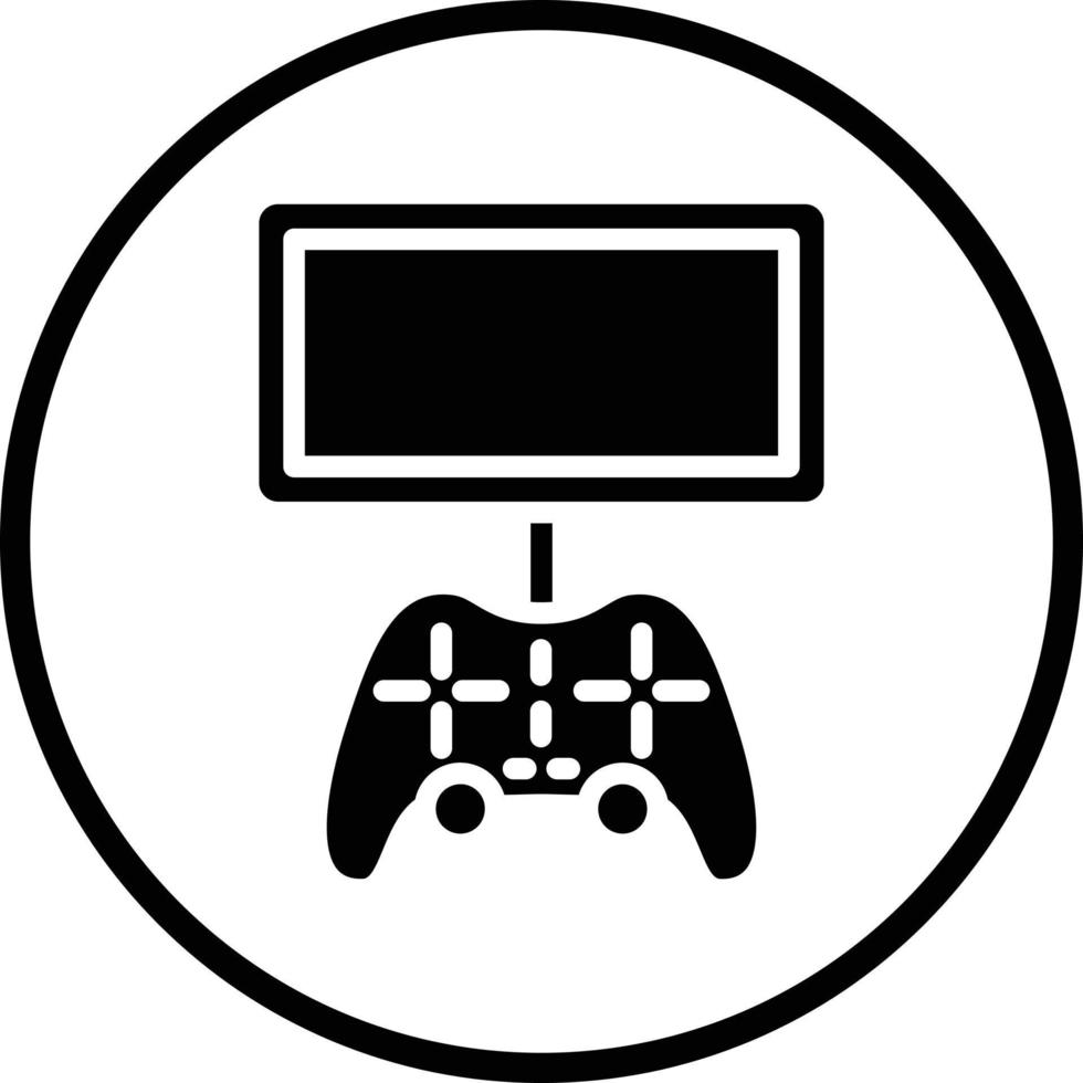 Mobile Game Console Vector Icon Design