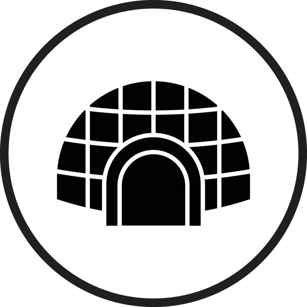 Igloo Vector Icon Design