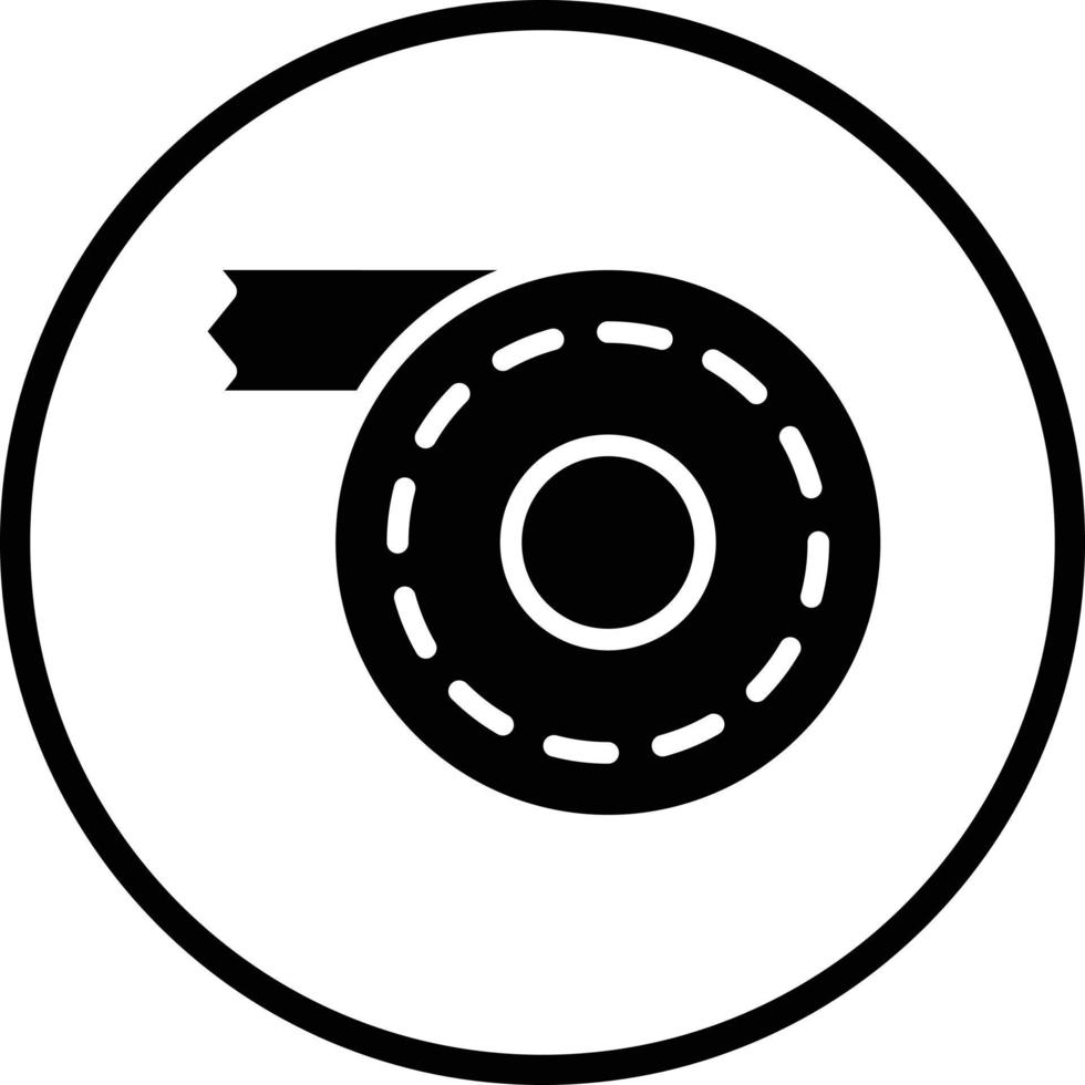 Stickey Tape Vector Icon Design