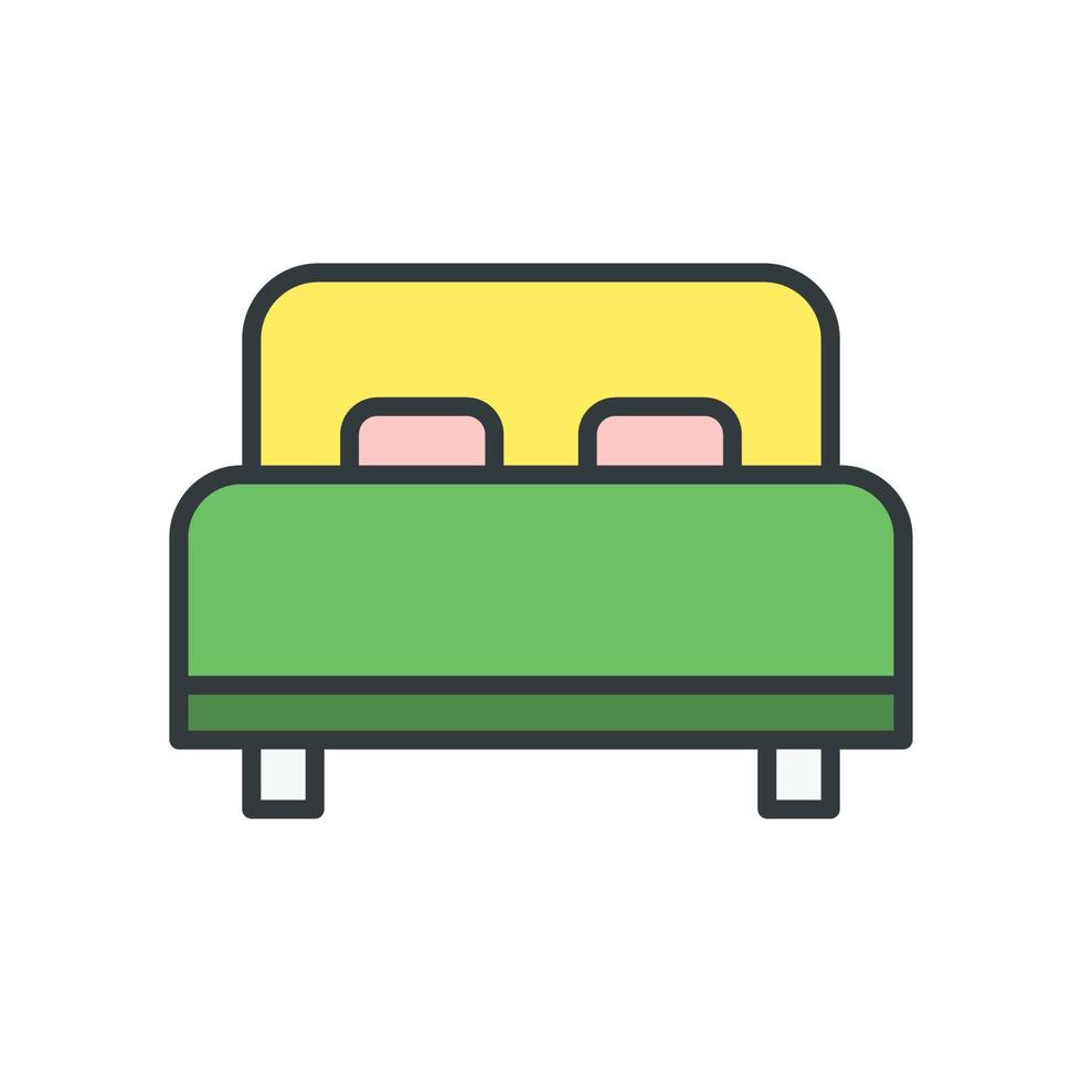 Bed icon vector design templates