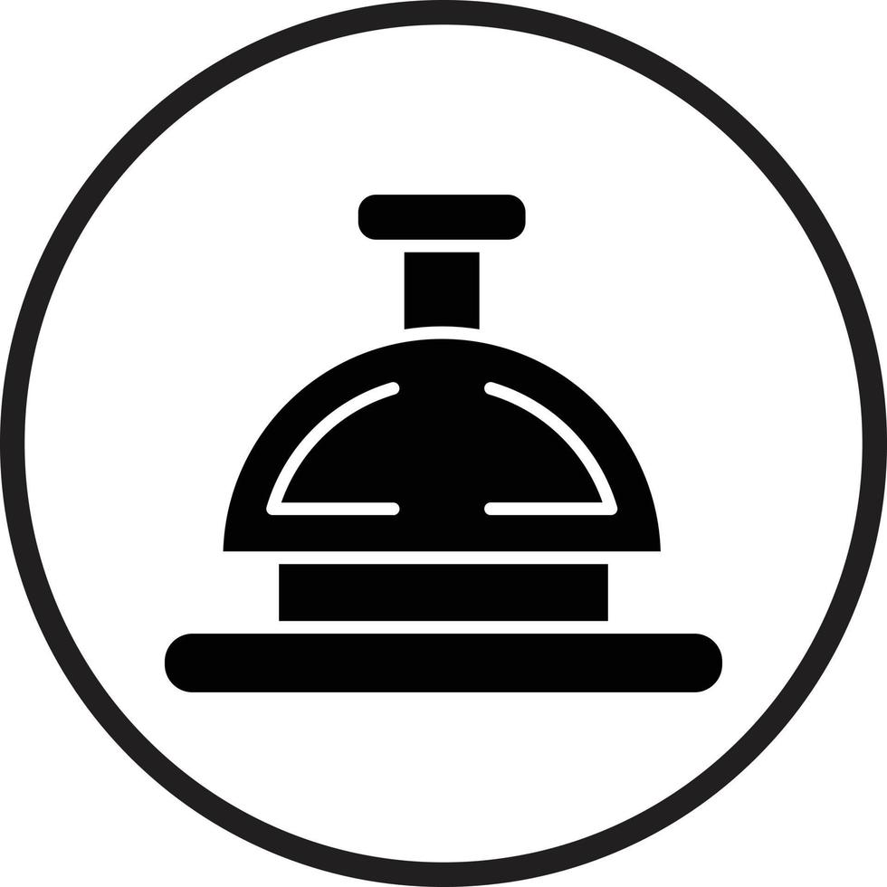 Reception Bell Vector Icon Design