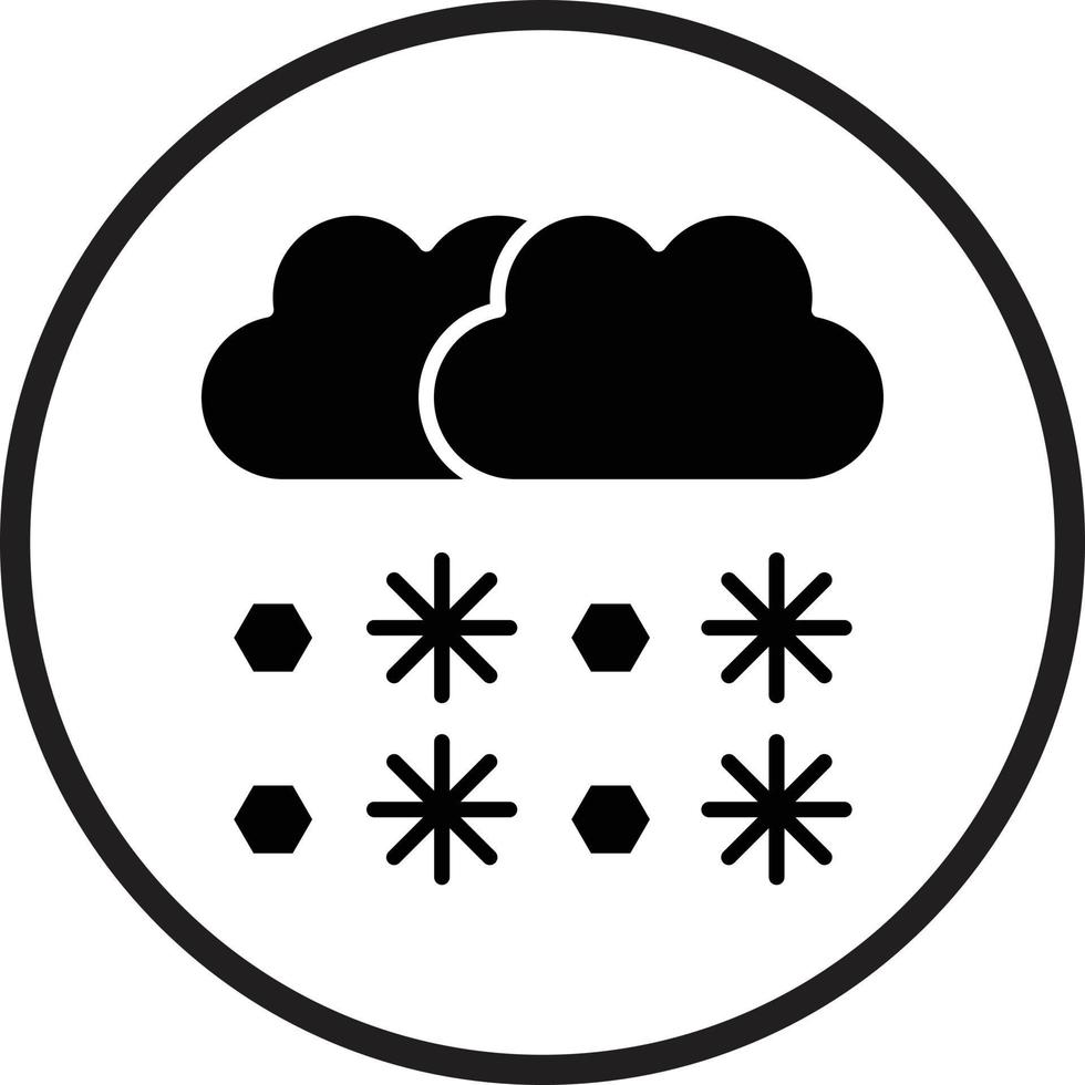 Hail Vector Icon Design