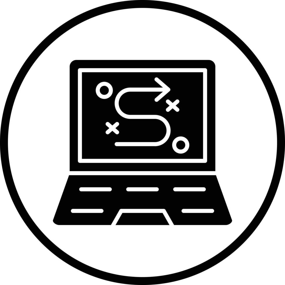 Digital Strategy Vector Icon Design