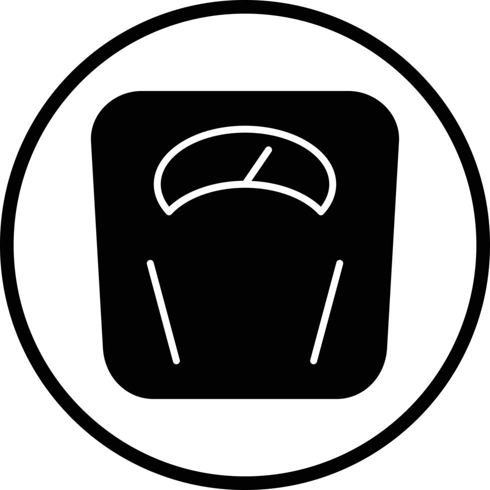 Weight Scale Vector Icon Design