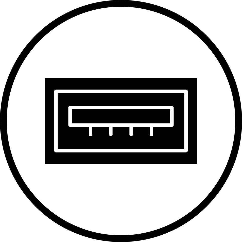 USB port Vector Icon Design