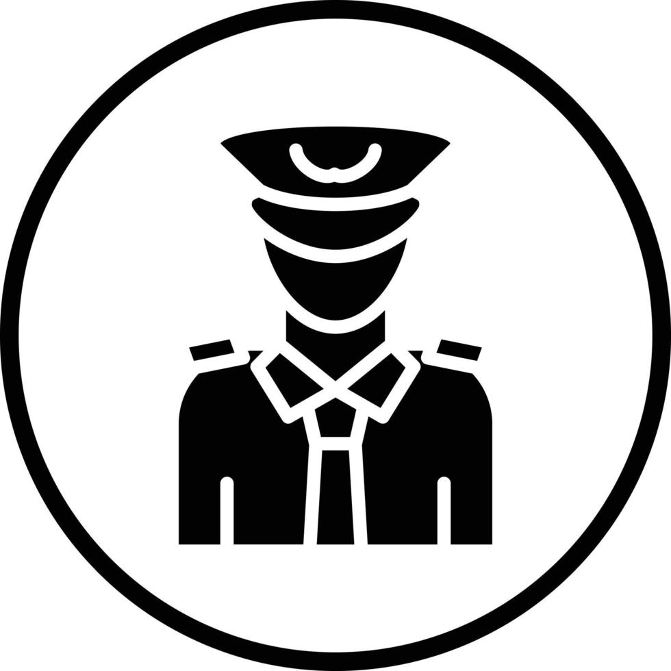 Captain Vector Icon Design