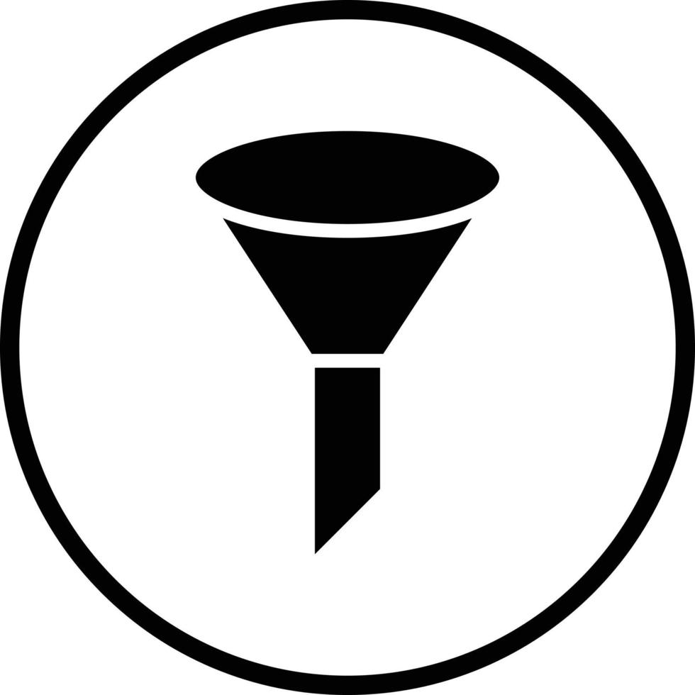 Funnel Vector Icon Design