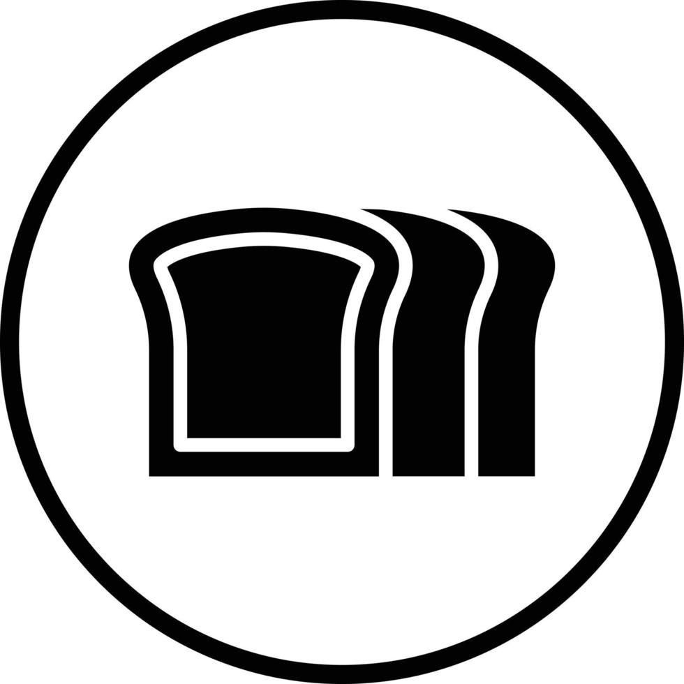 Bread Vector Icon Design