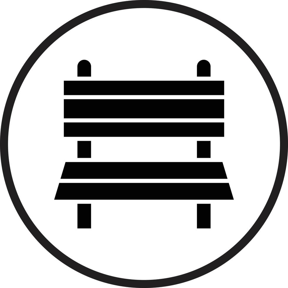 Bench Vector Icon Design