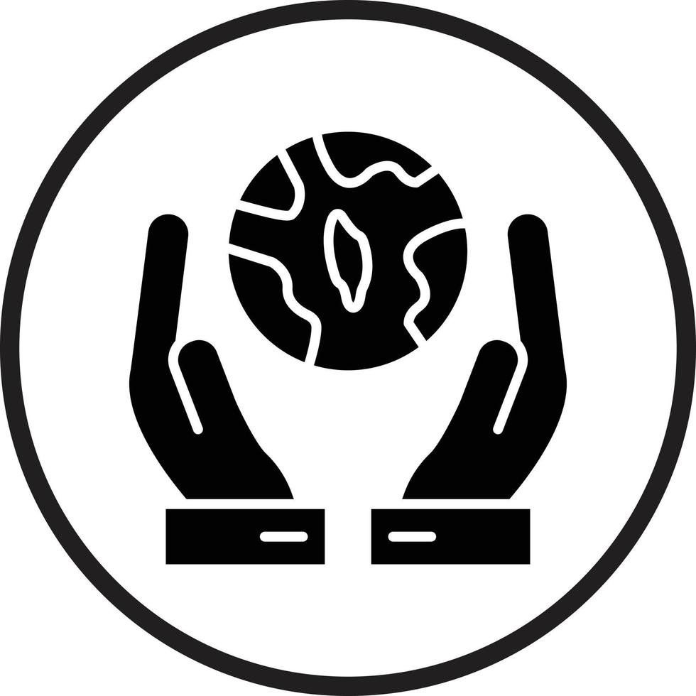 Save World Vector Icon Design