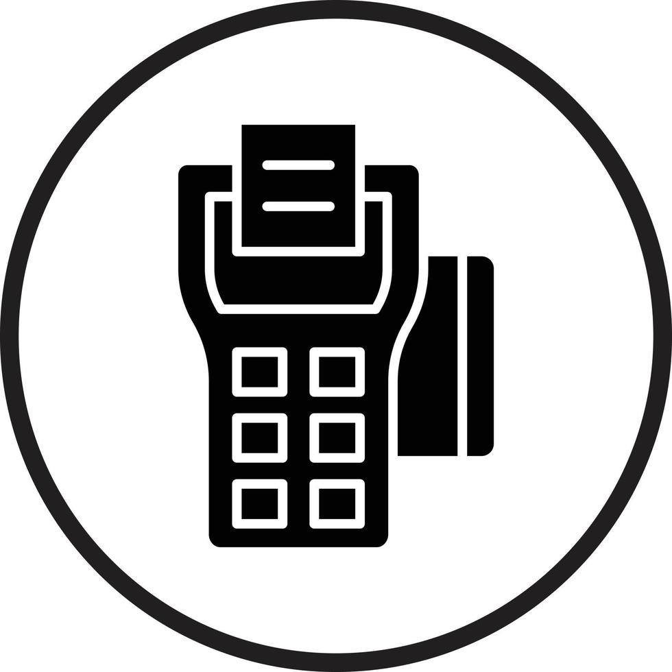 Pos Terminal Vector Icon Design
