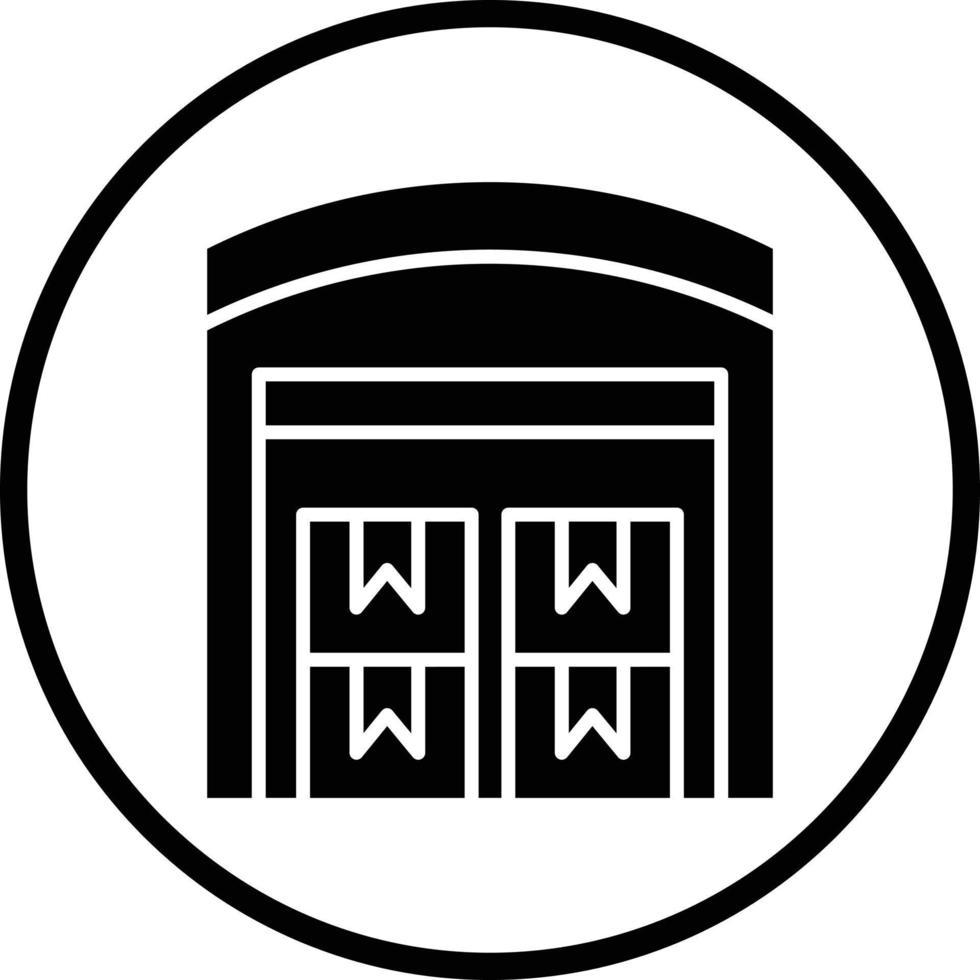 Warehouse Vector Icon Design