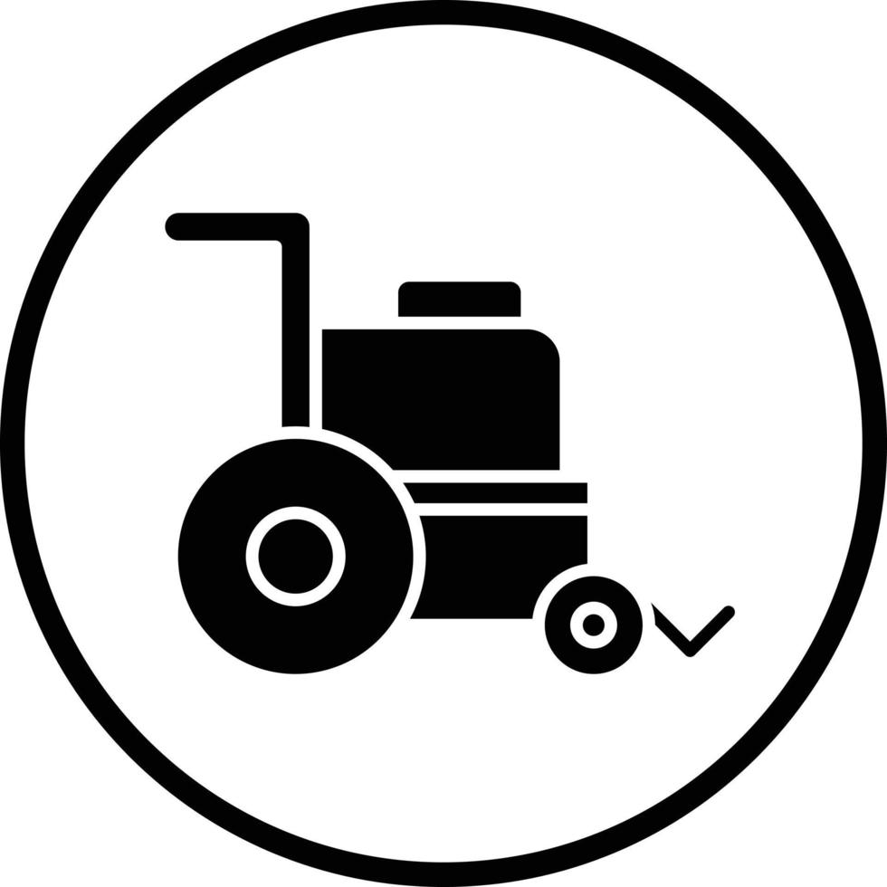 Wheelchair Vector Icon Design