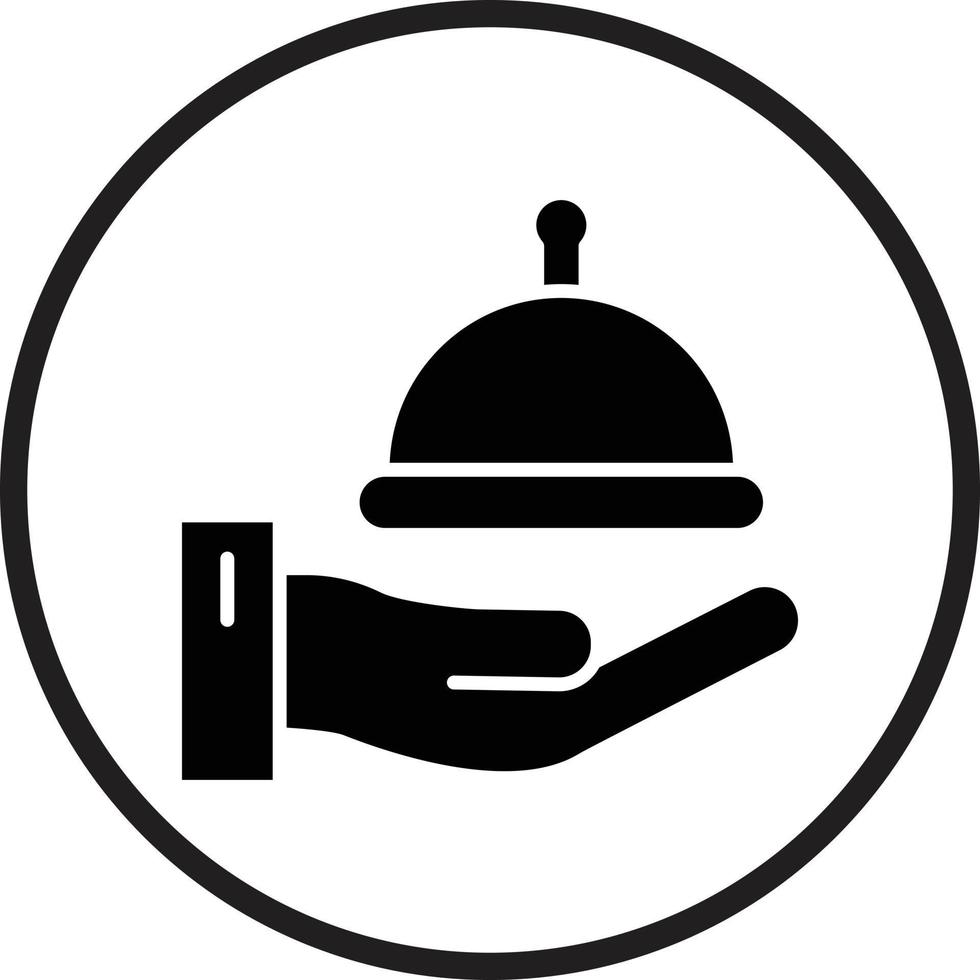 Room service Vector Icon Design