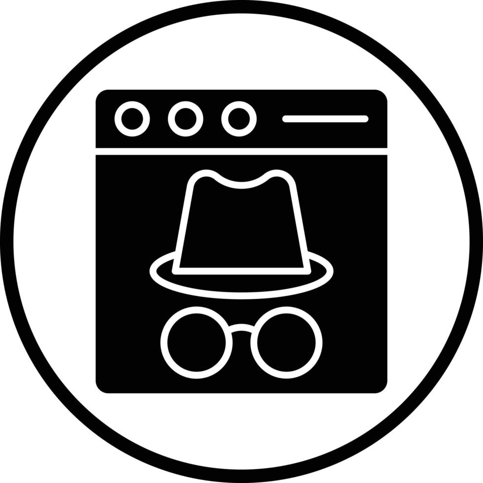 Incognito Vector Icon Design