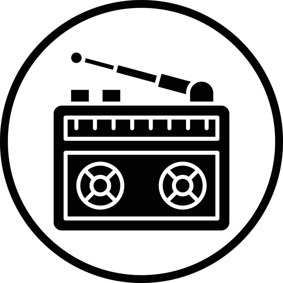 Radio Vector Icon Design