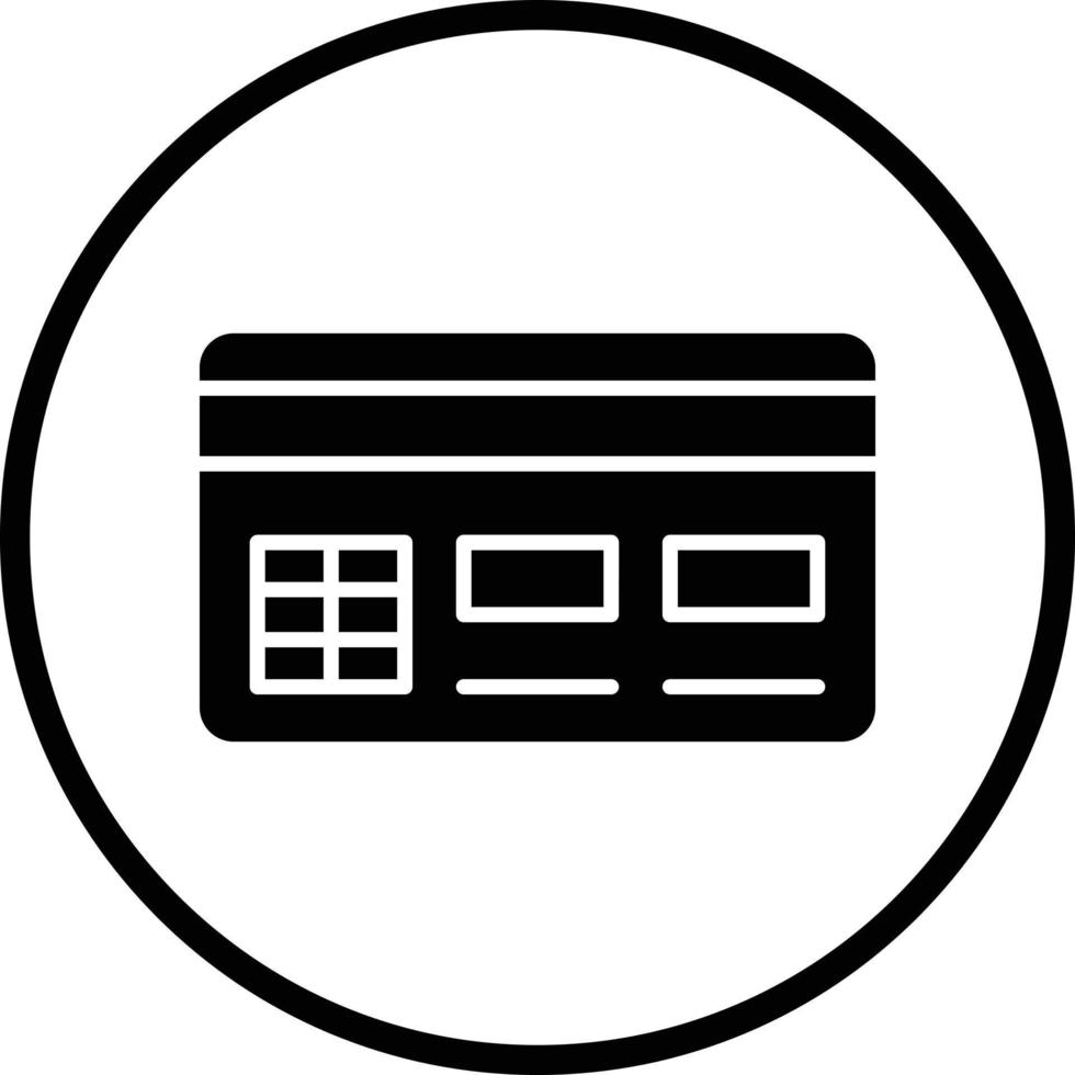 Credit Card Vector Icon Design
