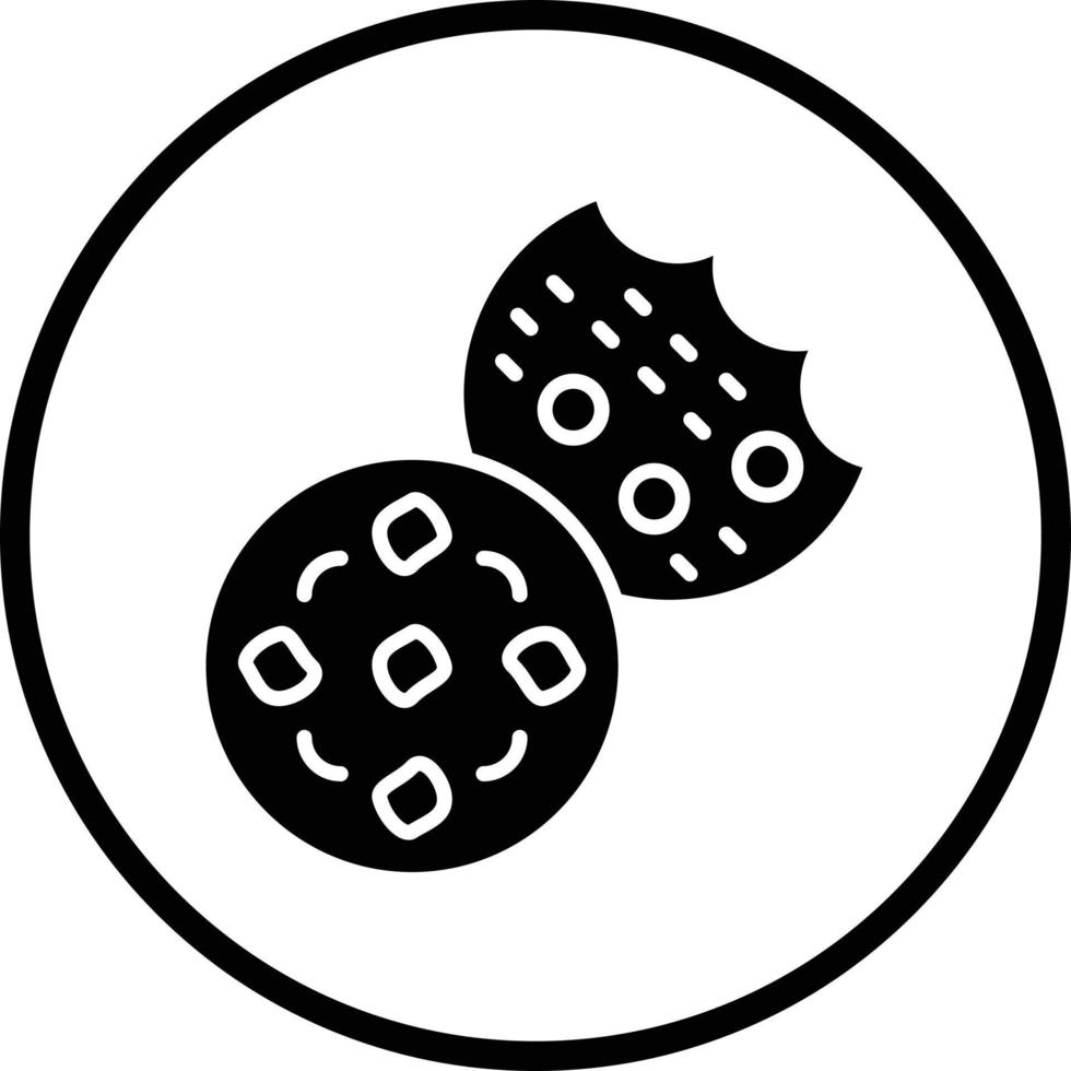 Cookie Vector Icon Design