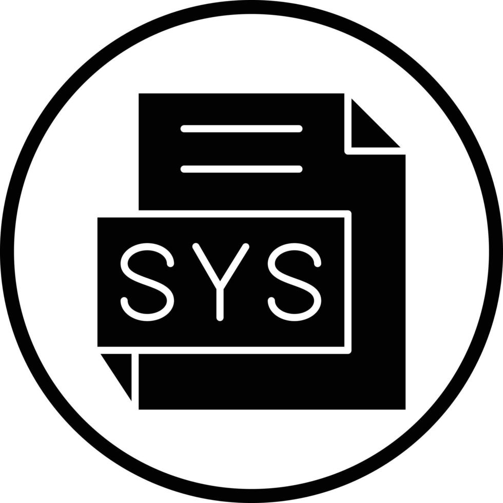 SYS Vector Icon Design