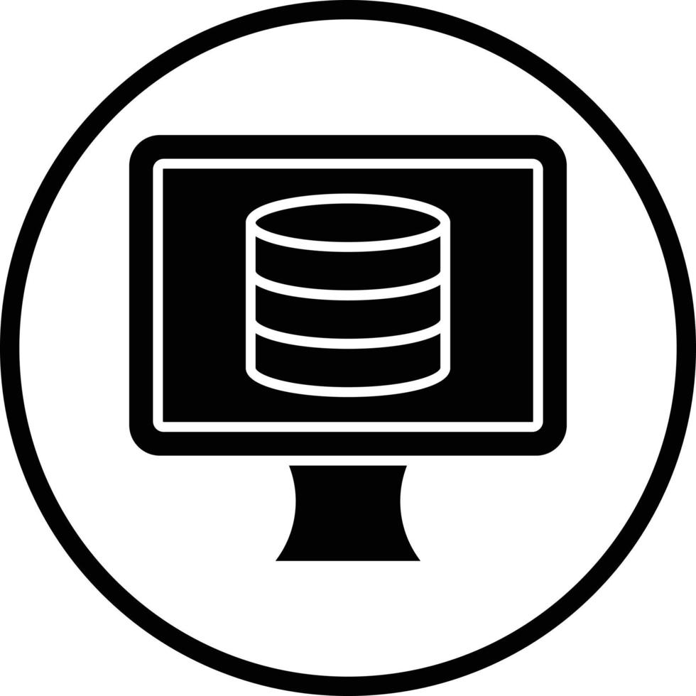 Database Vector Icon Design
