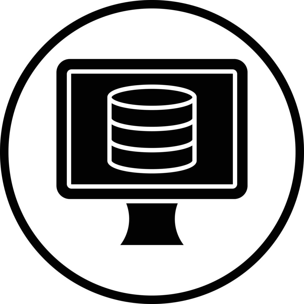 Database Vector Icon Design