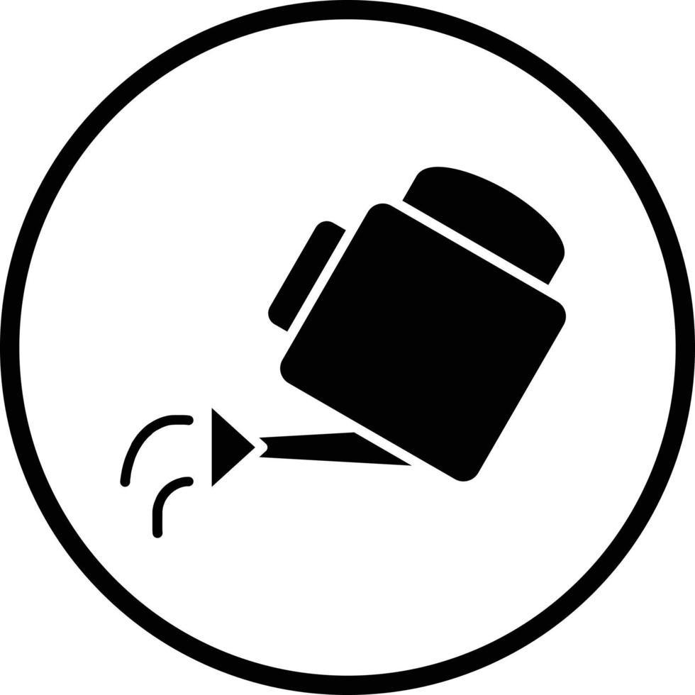 Watering Can Vector Icon Design