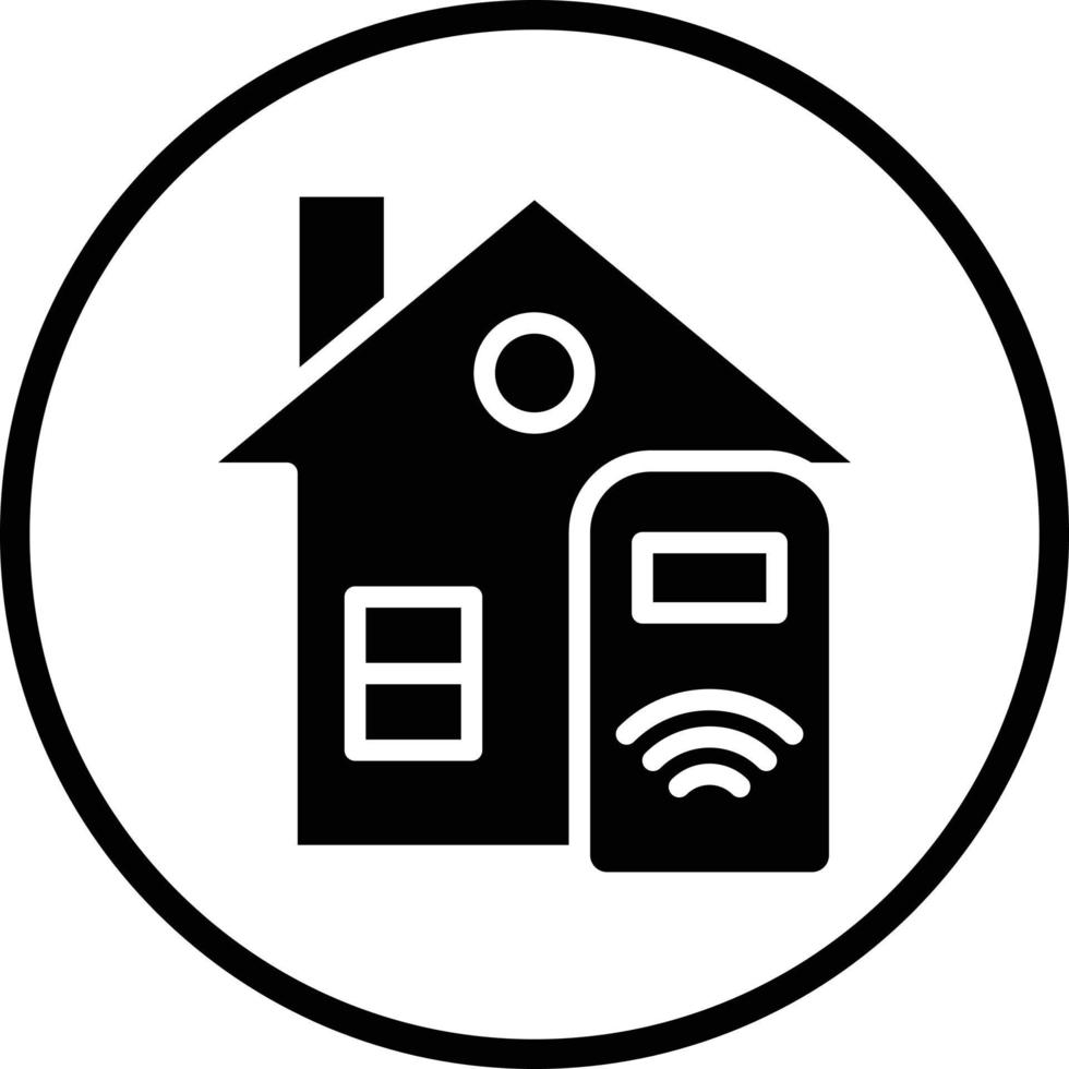 Home Control Vector Icon Design