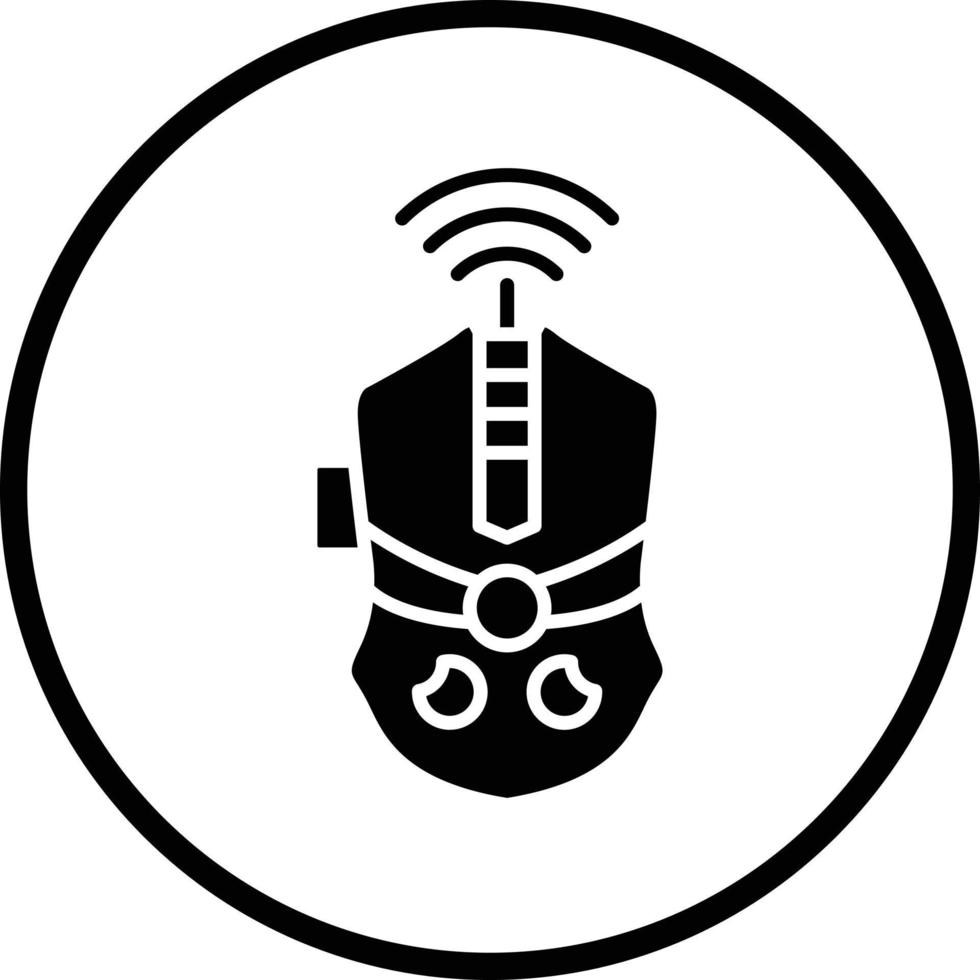 Wireless Mouse Vector Icon Design