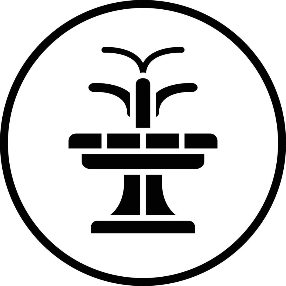 Fountain Vector Icon Design