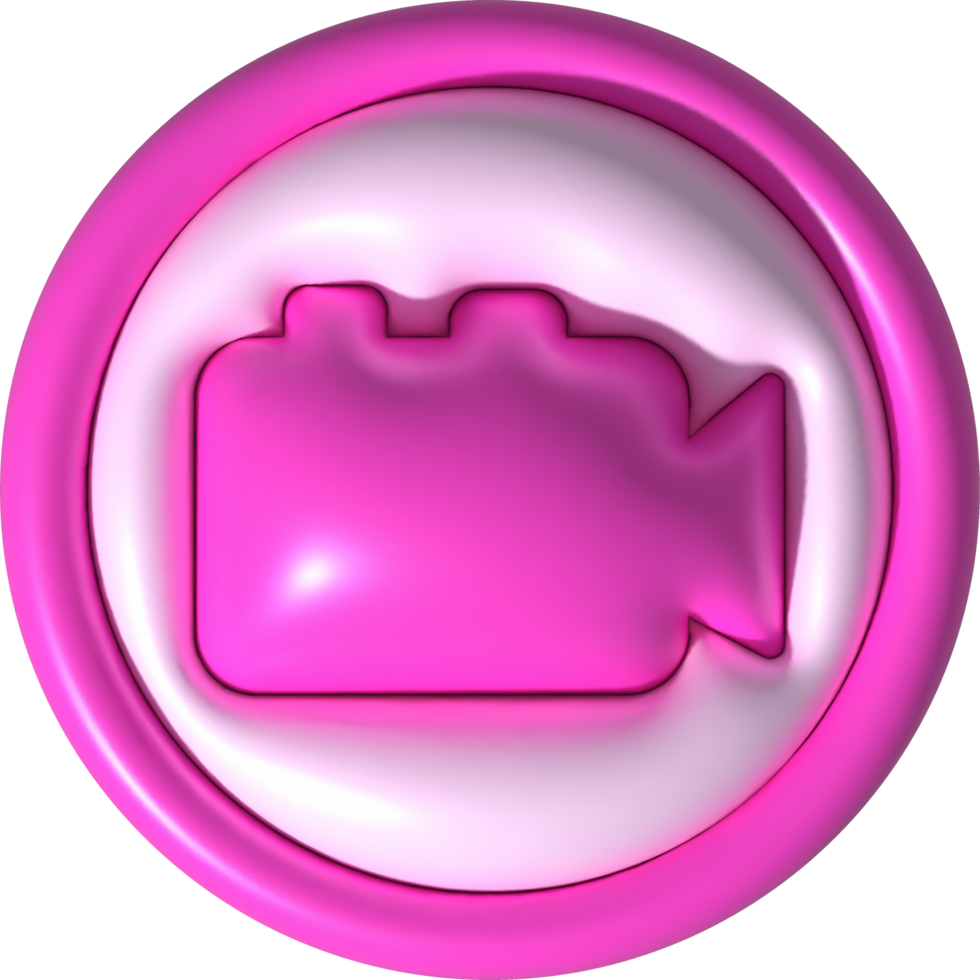 Illustration 3d , Video Kamera Symbol Symbol png