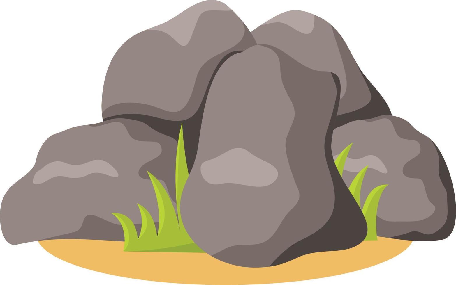Vector Image Of Rocks And Boulders