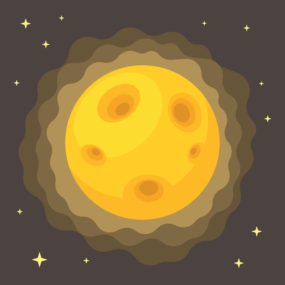 Vector Clip Art Of The Planet Sun