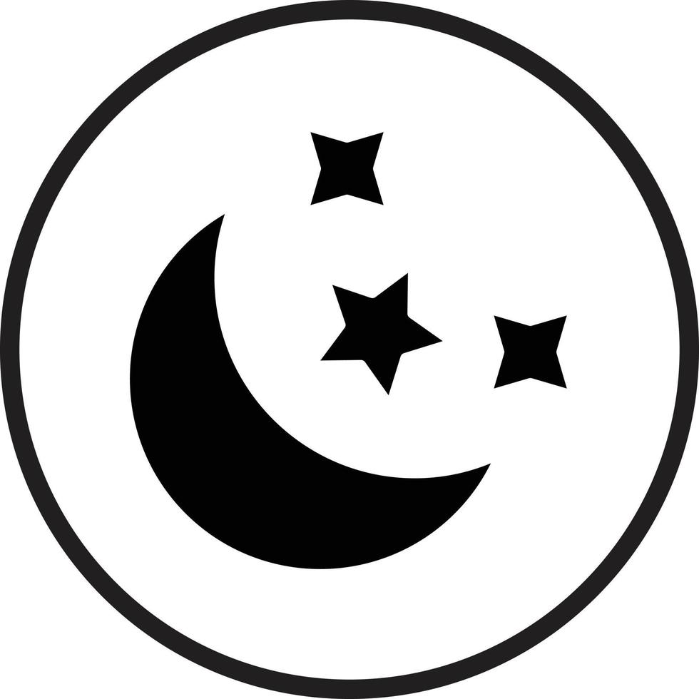 Night Vector Icon Design