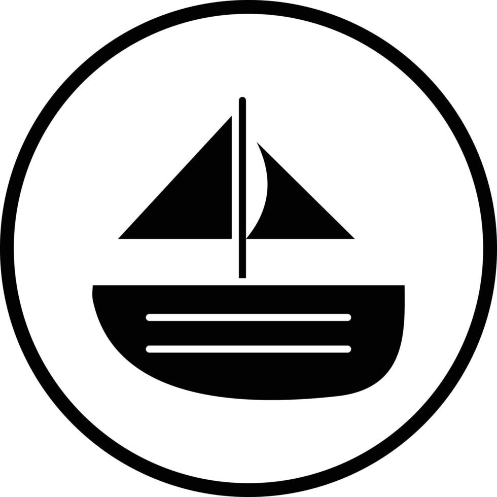 Boat Vector Icon Design