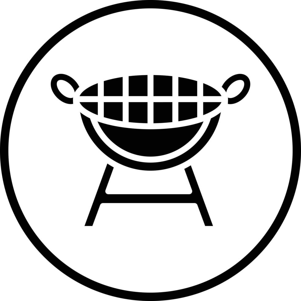 barbacoa parrilla vector icono diseño
