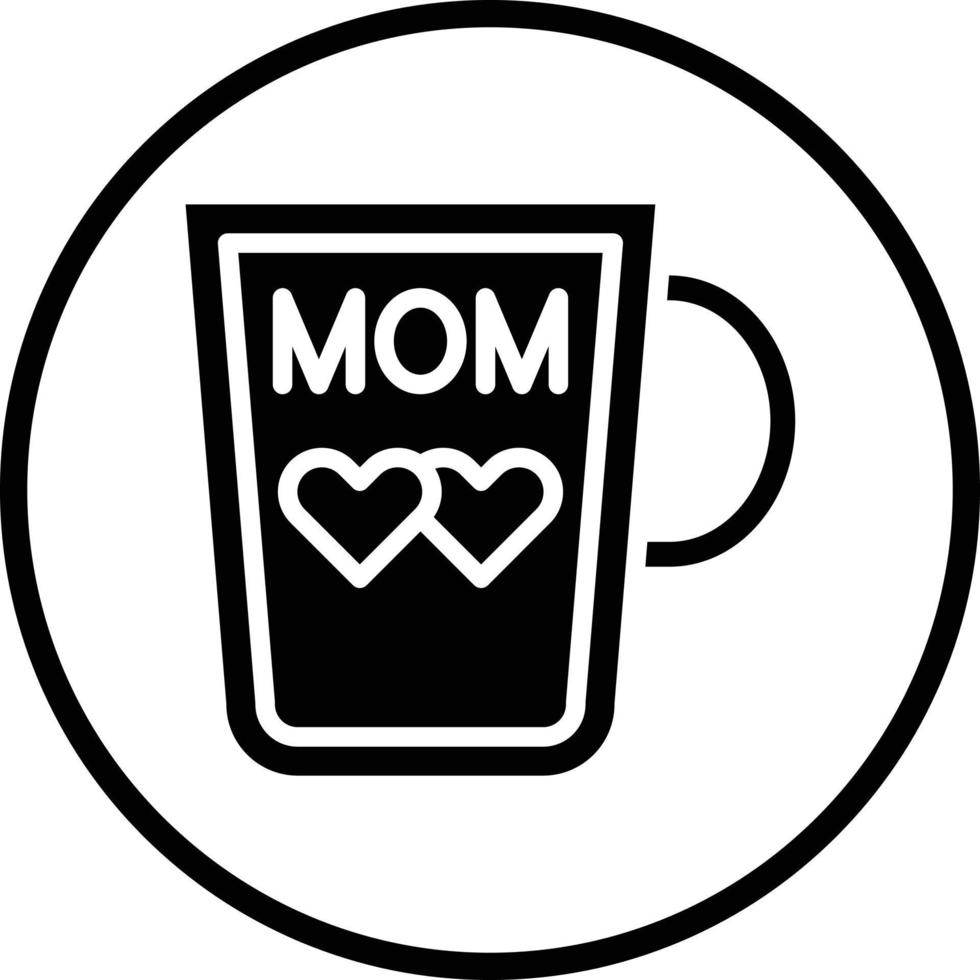 MOM Mug Vector Icon Design