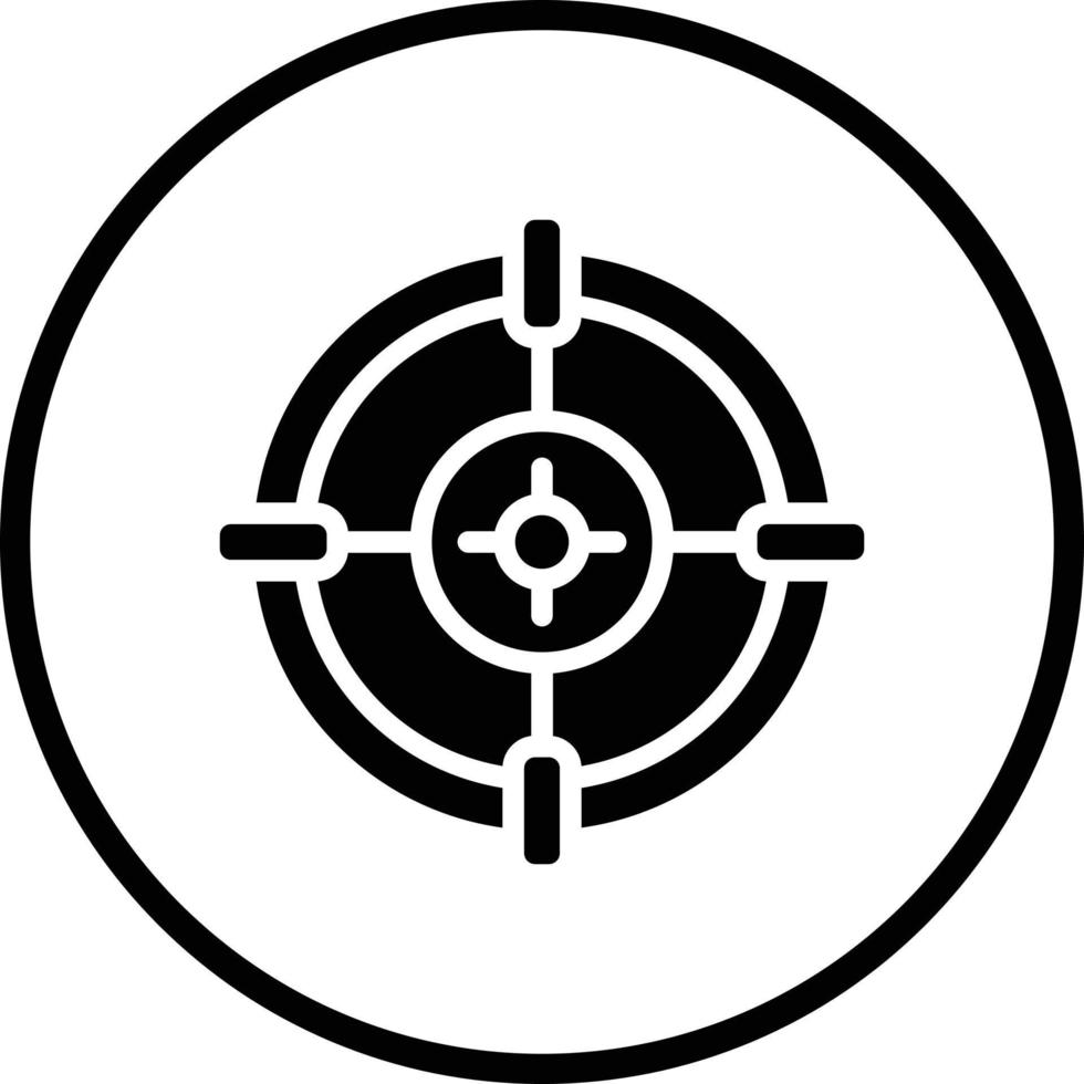 Army Target Vector Icon Design