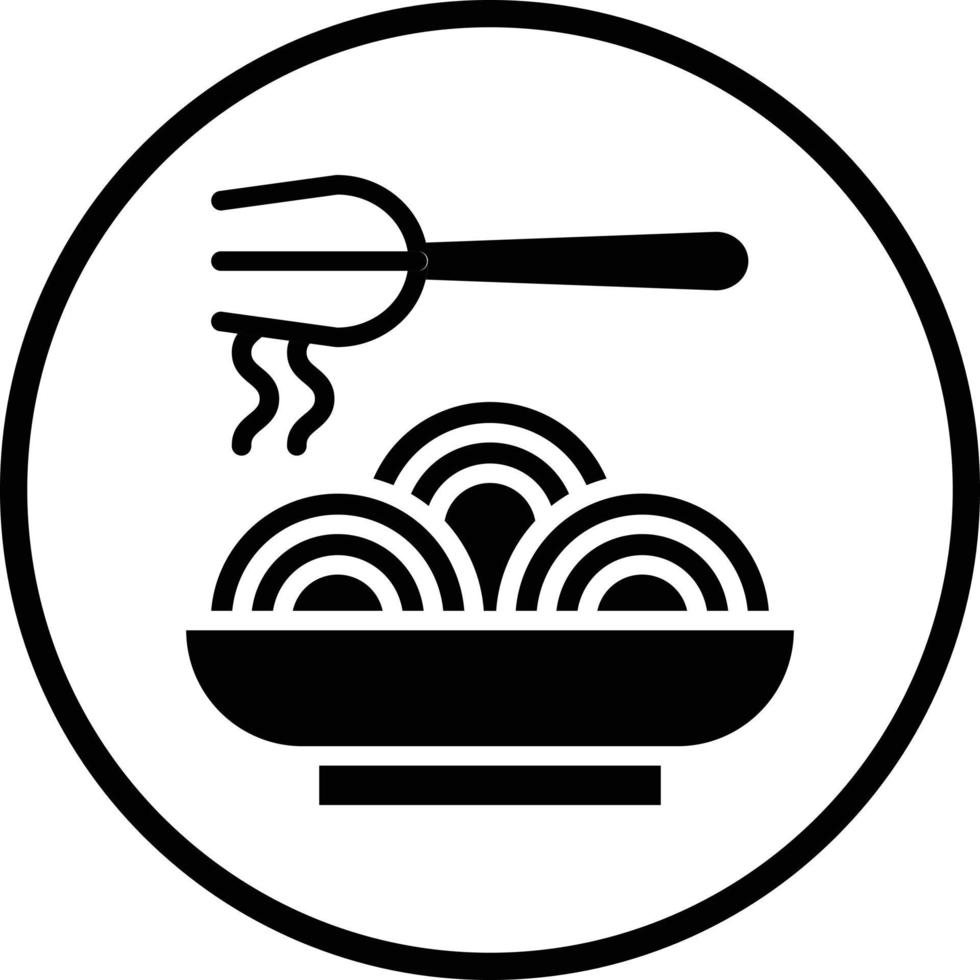 spaguetti vector icono diseño